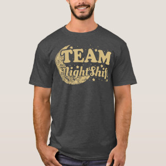 T-shirt Team Night Shift, Nurse