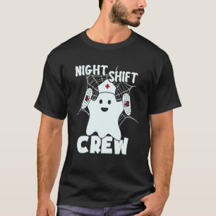 T-shirt Team Night Shift Nurse Crew Halloween Halloween Sc
