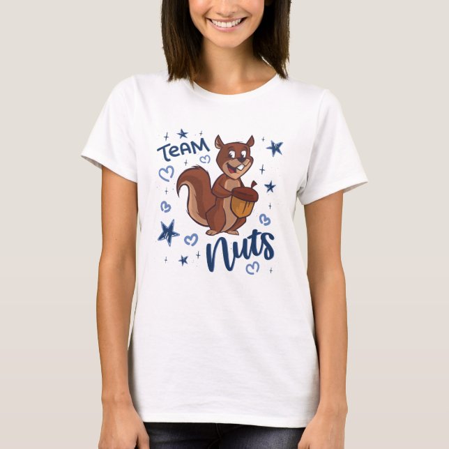 T-shirt Team Nuts Genre Revey Party Blue Boy (Devant)