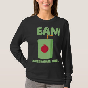T-shirt Team Pomegranate Juice Design Tropical Food