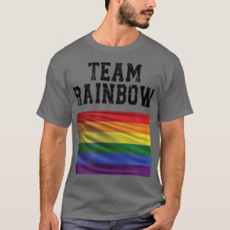 T-shirt Team Rainbow, LGBTQ, LGBT, GayPride 