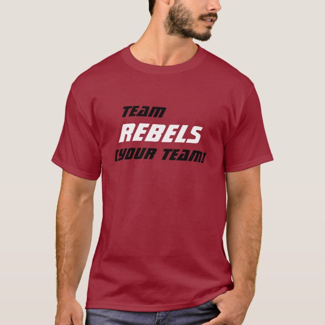 T-shirt Team Rebels (Devant)
