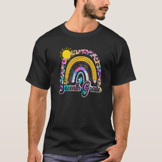 T-shirt Team Seventh Grade Squad Back To School Rainbow Ki