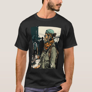 T-shirt Team Sport Games Retro Airsoft Player