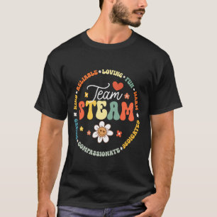 T-shirt TEAM STEAM enseignant Retour à l'école STEM Spécia
