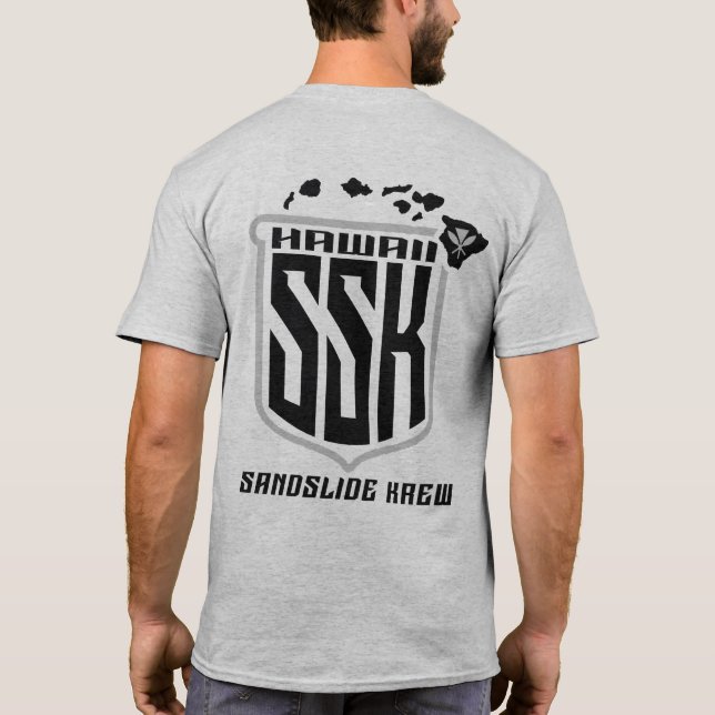 T-shirt Team Tee (Noir et Argent) (Dos)