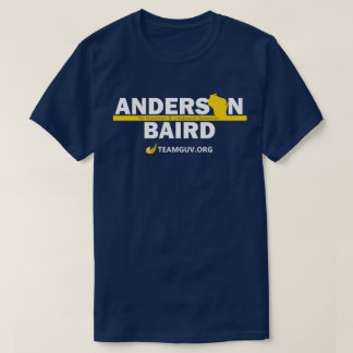 T-shirt TeamGuv - Anderson/Baird