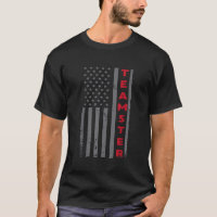 Teamster American Flag Patriotique Truck Driver US