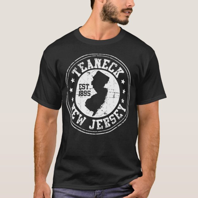 T-shirt Teaneck NJ New Jersey Badge Teaneck Highwayman Hom (Devant)