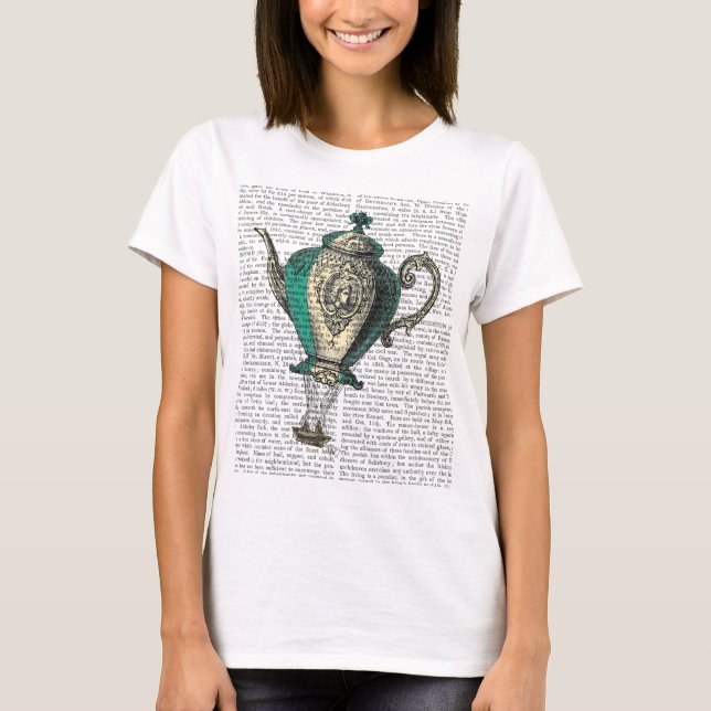T-shirt Teapot volant 1 Vert et Jaune (Devant)
