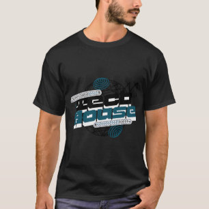 T-shirt TECH HOUSE - Cadre filaire Y2K (Noir)