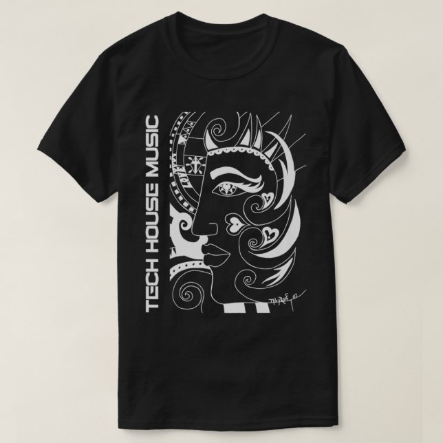 T-shirt Tech House Music Premium (Design devant)