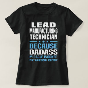 T-shirt Technicien de fabrication principal