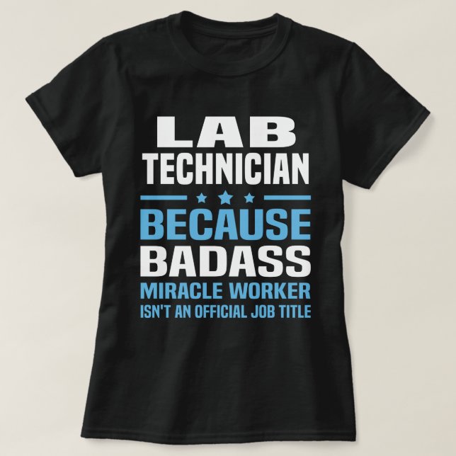 T-shirt Technicien de laboratoire (Design devant)