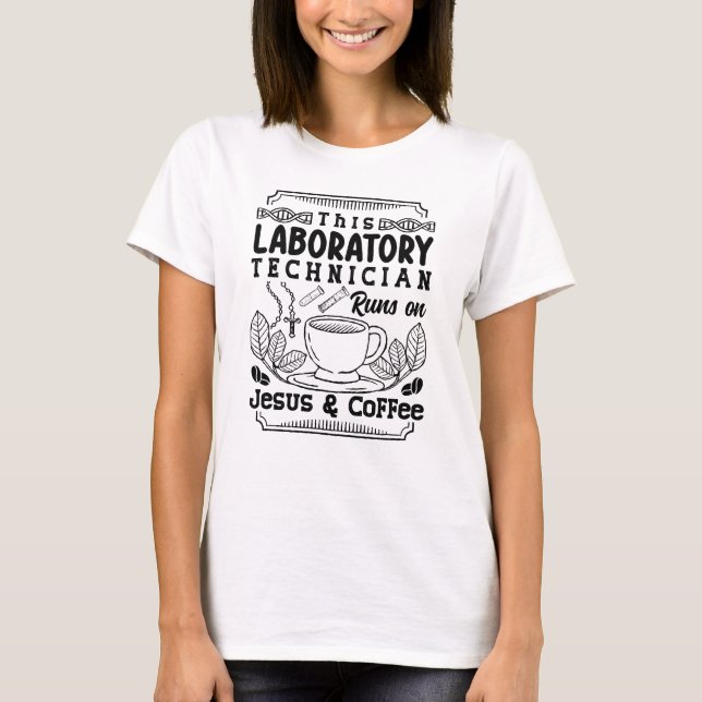 T-shirt Technicien de laboratoire Chimiste Laboratoire Tec (Devant)