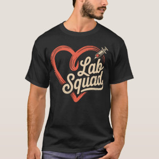 T-shirt Technicien de laboratoire médical Lab Squad