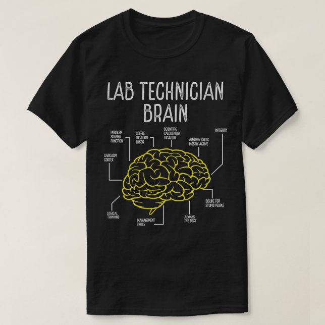 T-shirt Technicien de laboratoire Technicien de laboratoir (Design devant)