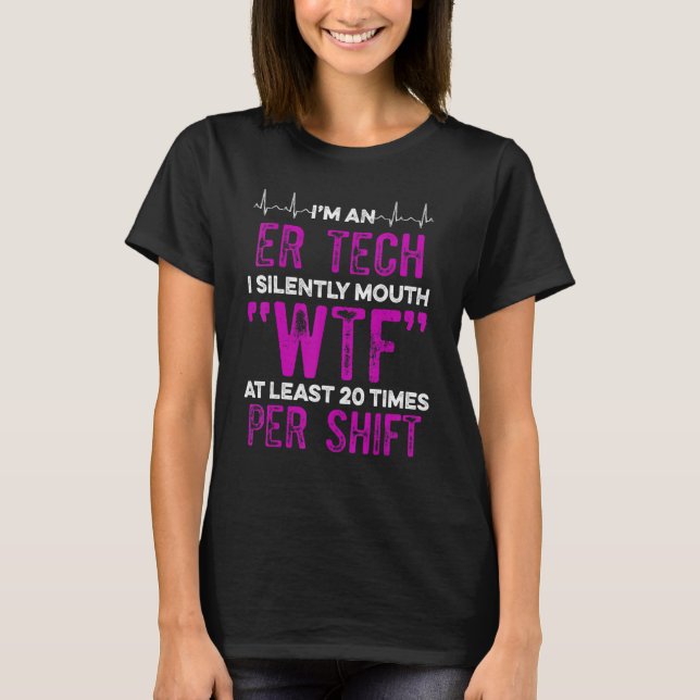 T-shirt Technicien de maintenance mécanique d'ascenseur (Devant)