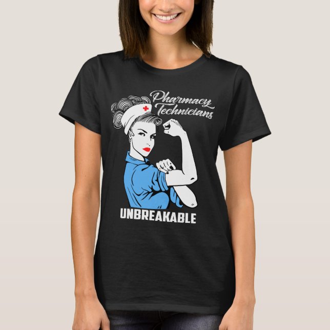 T-shirt Technicien de pharmacie incassable (Devant)