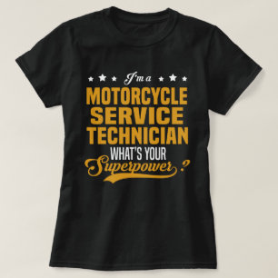 T-shirt Technicien de service de moto