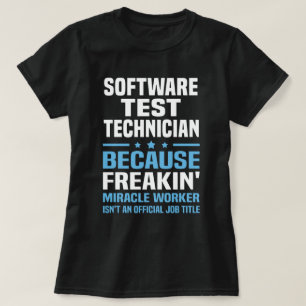T-shirt Technicien de test logiciel