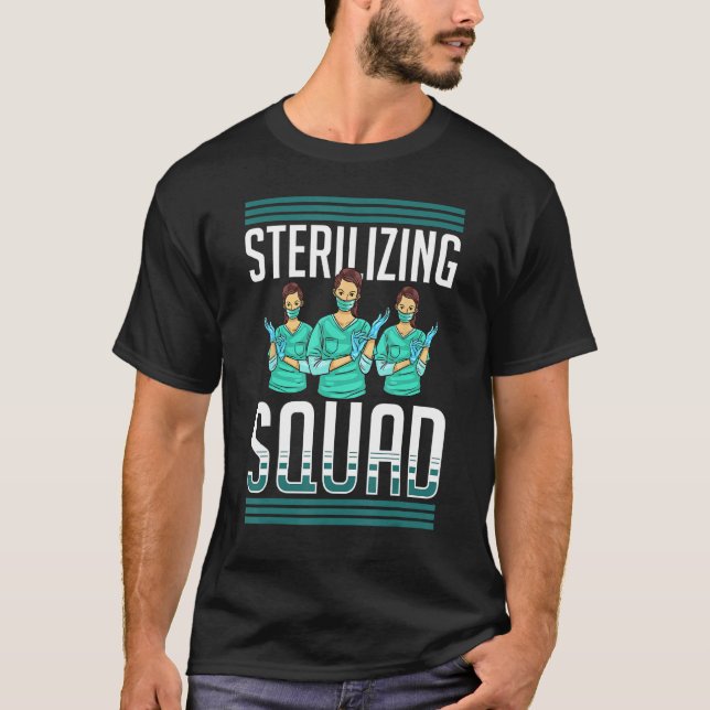 T-shirt Technicien de traitement stérile Instruments Tech  (Devant)