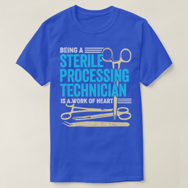T-shirt Technicien de traitement stérile Job Tech Cadeau (Design devant)