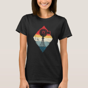 T-shirt Technicien de turbines pour éoliennes de la ferme