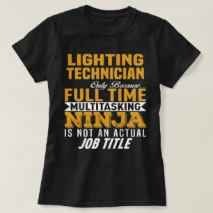 T-shirt Technicien d'éclairage