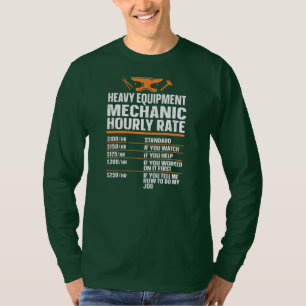 T-shirt Technicien d'équipement lourd Mécanique de service