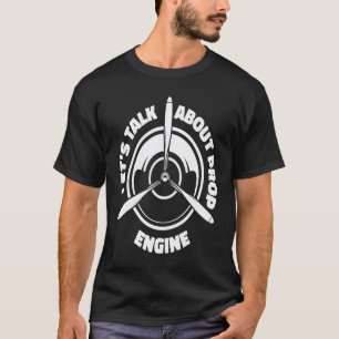 T-shirt Technicien d'hélice d'ingénieur Mécanicien d'aéro