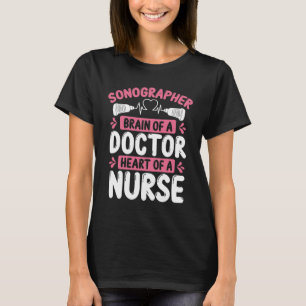 T-shirt Technicien Diagnostic Médicale Sonographe