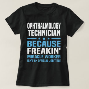 T-shirt Technicien d'ophthalmologie