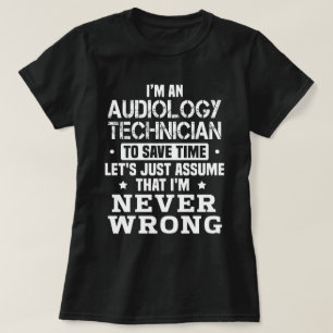 T-shirt Technicien en audiologie