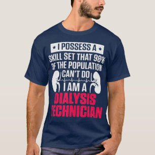 T-shirt Technicien en dialyse Ensemble de compétences Nep