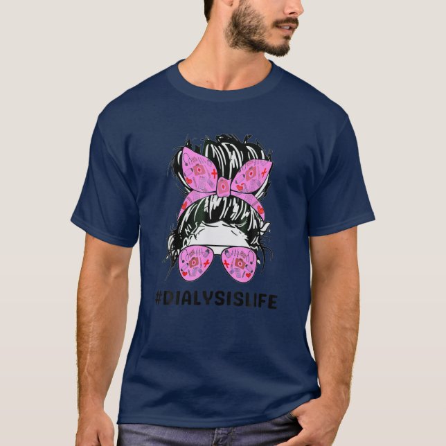T-shirt Technicien en dialyse Néphrologie (Devant)
