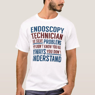 T-shirt Technicien en endoscopie Résoudre des problèmes
