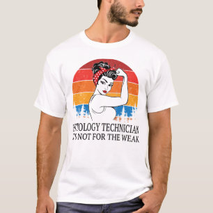 T-shirt Technicien en histoire Ce n'est pas pour les faibl