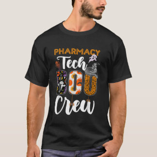 T-shirt Technicien en pharmacie Boo Crew Funny Halloween