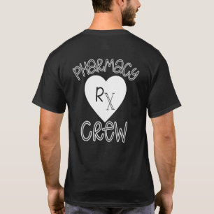 T-shirt Technicien en pharmacie Pharm Heart Rx Crew Semain