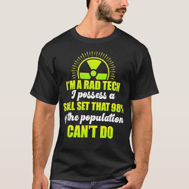 T-shirt Technicien en radiologie Rad Tech Fun Studies Radi (Devant)
