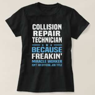 T-shirt Technicien en réparation de collision