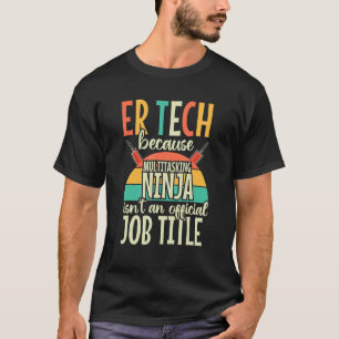 T-shirt Technicien en technologie Er Vintage Retro Rn Infi