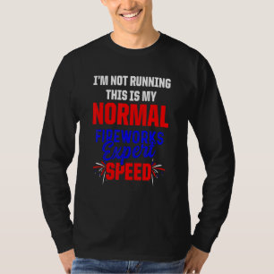 T-shirt Technicien expert Fireworks 4 juillet