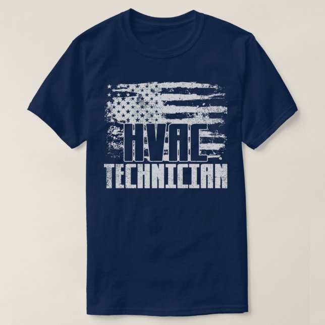 T-shirt Technicien HVAC 2 (Design devant)