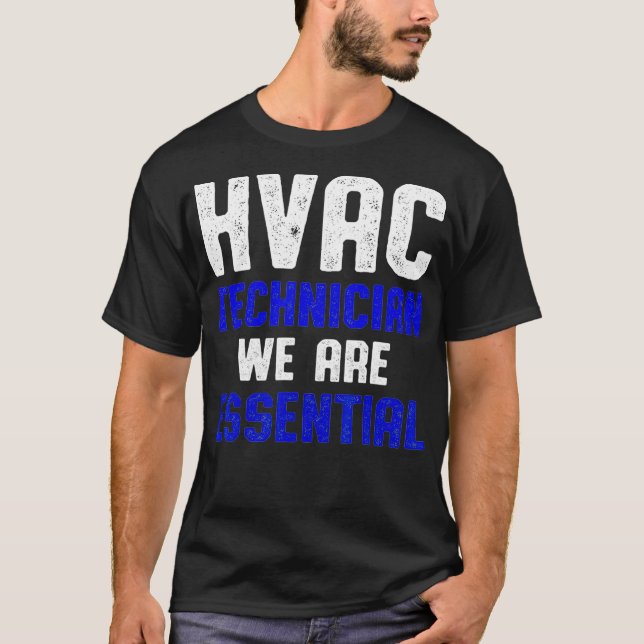 T-shirt Technicien HVAC Funny Tech HVAC (Devant)