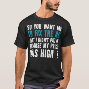 T-shirt Technicien HVAC Ingénieur HVAC Drôle cadeau 
