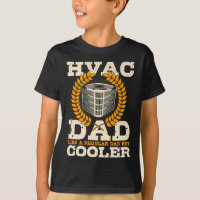 Technicien HVAC Papa À L'Arrière Du Vêtement