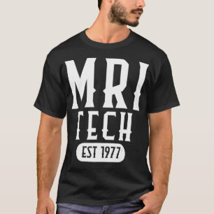 T-shirt Technicien IRM 1977 Cadeau de scan de radiologie