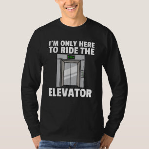 T-shirt Technicien mécanicien des boutons d'ascenseur
